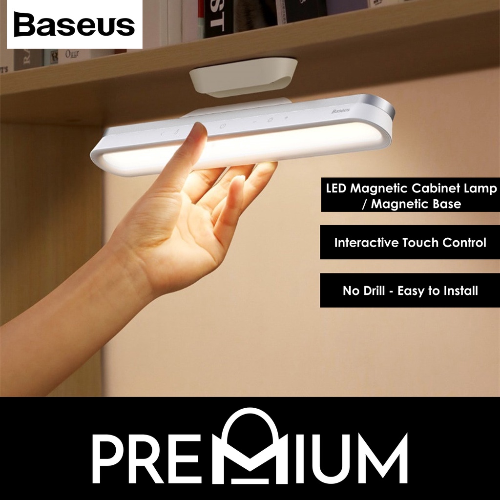 [EOL][DSC] Reading Desk Lamp Pro-Magnetic Base (1 Pack) White - DGXC-B02 - Baseus - White