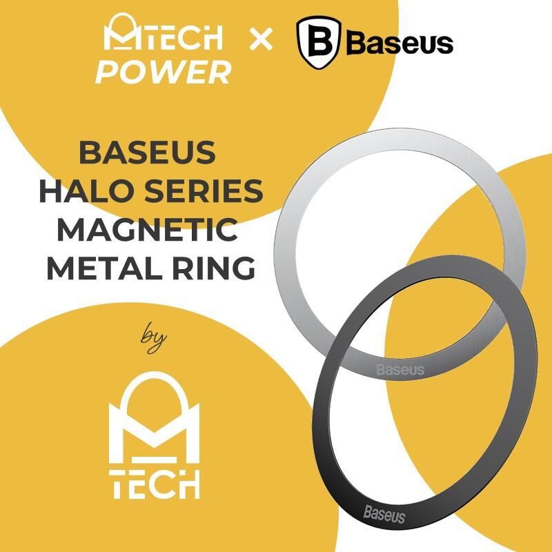 Halo Series Magnetic Metal Ring - Baseus - Black