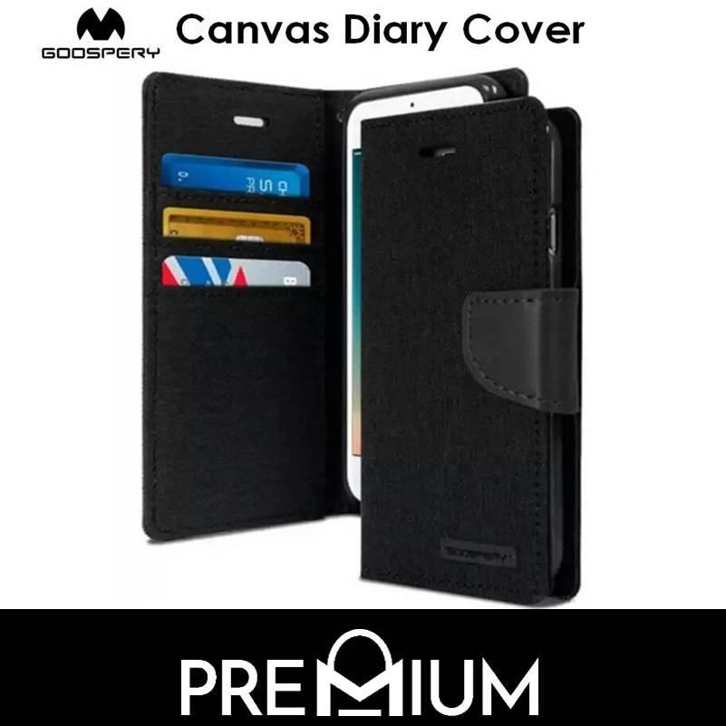Samsung Galaxy Note 20 Ultra Canvas Diary - Goospery - Black