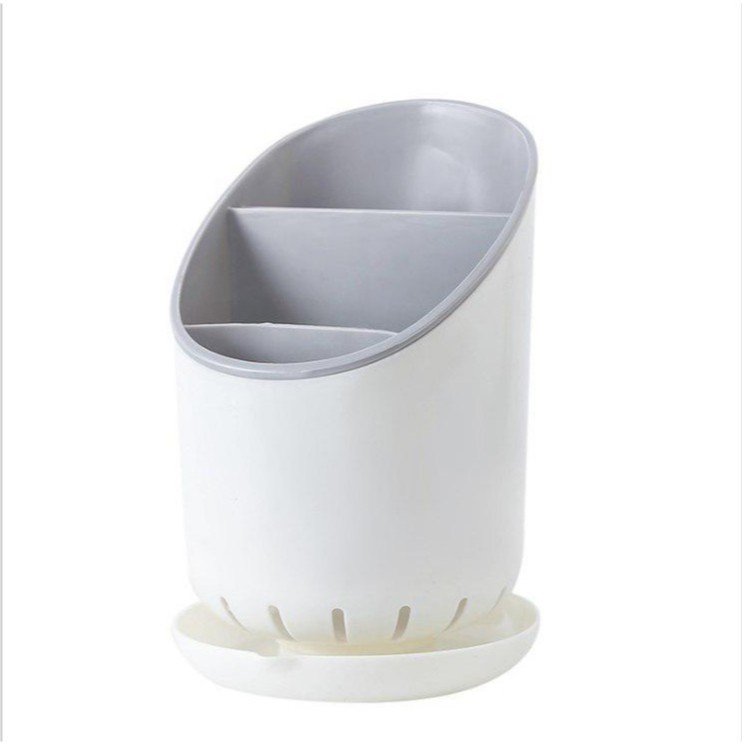 [DSC] Utensils Holder with Water Collection Dish - HDA4084 - HEDO - Grey