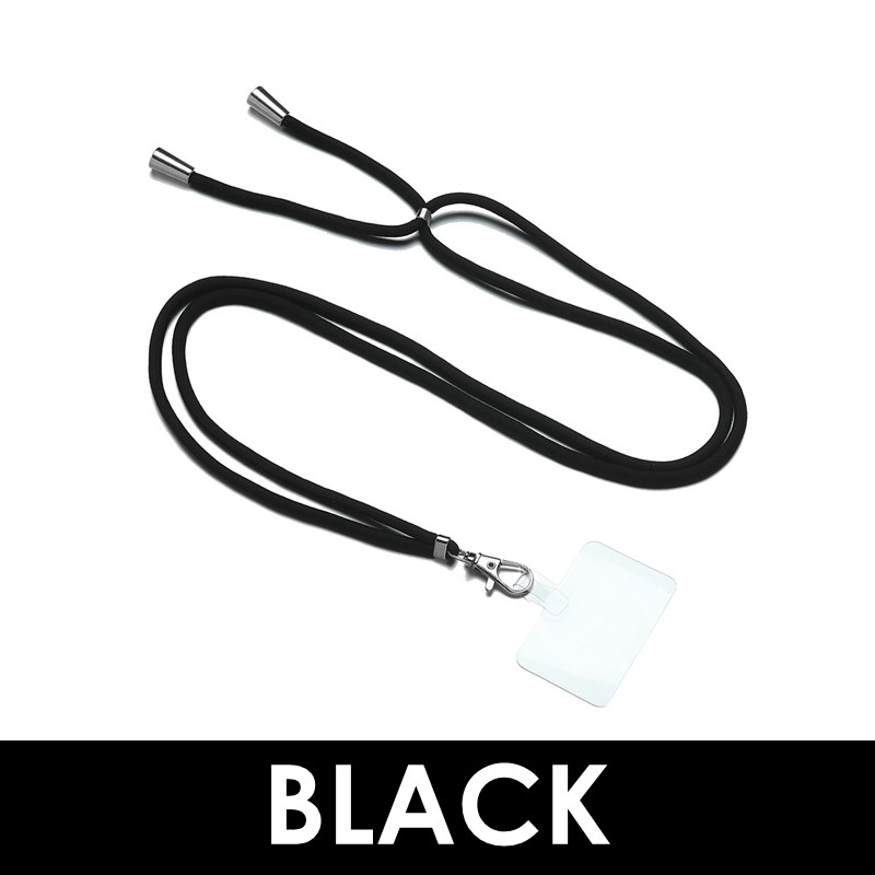 Universal Series -  Cell Phone Lanyard Neckstrap (6mm) - MTech - Black