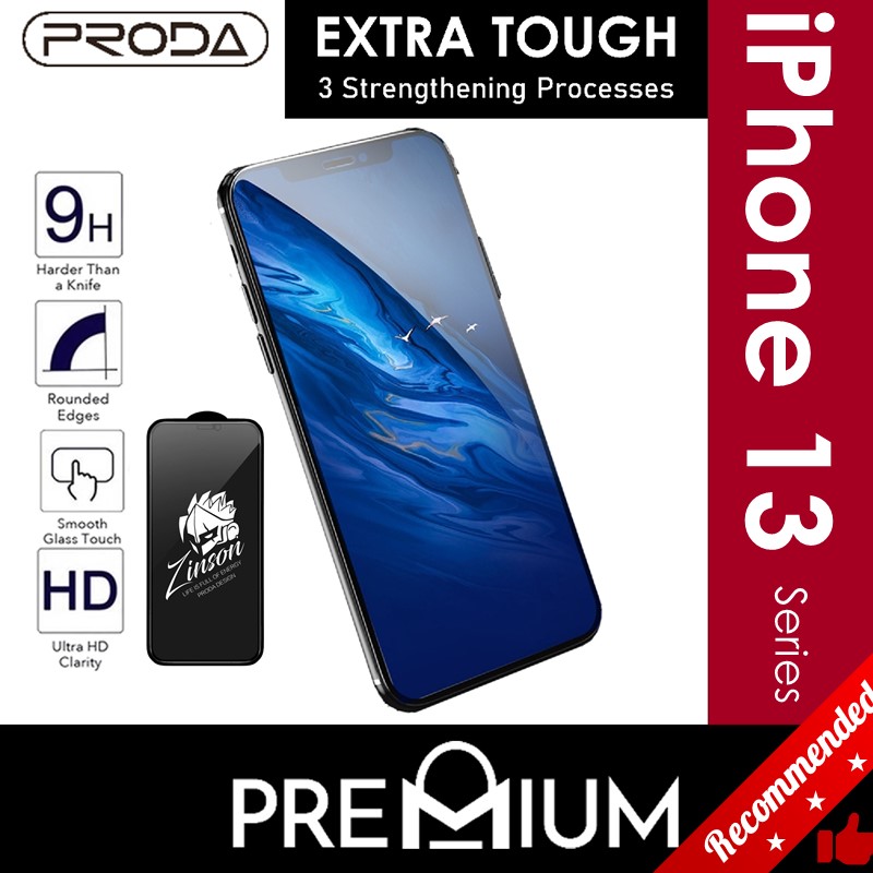 [DSC] iPhone 12 Mini - 5.4 in Zinson Series - PT-010 - Proda - Clear - Black