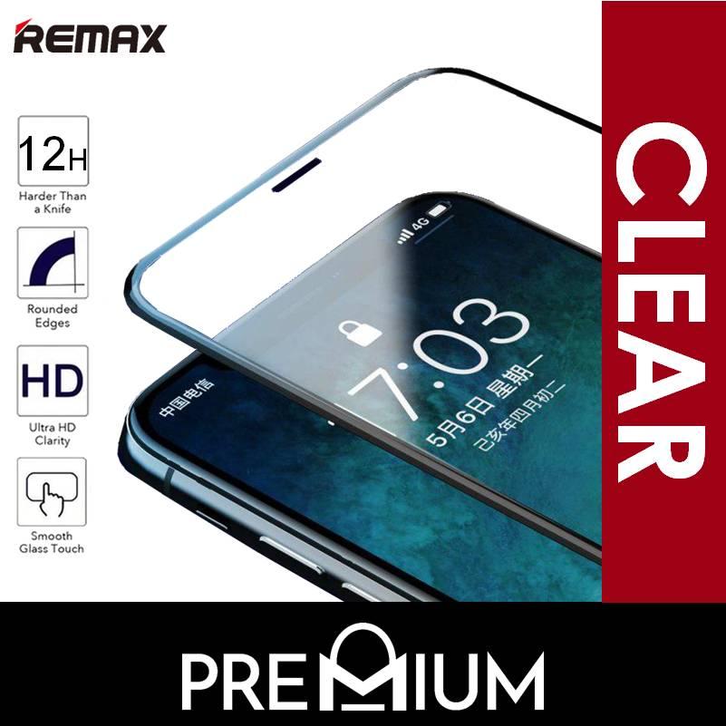 [DSC] iPhone X or XS or 11 Pro - 5.8 in Panshi Series Super Tough Clear - GL-51 - REMAX - Clear - Black