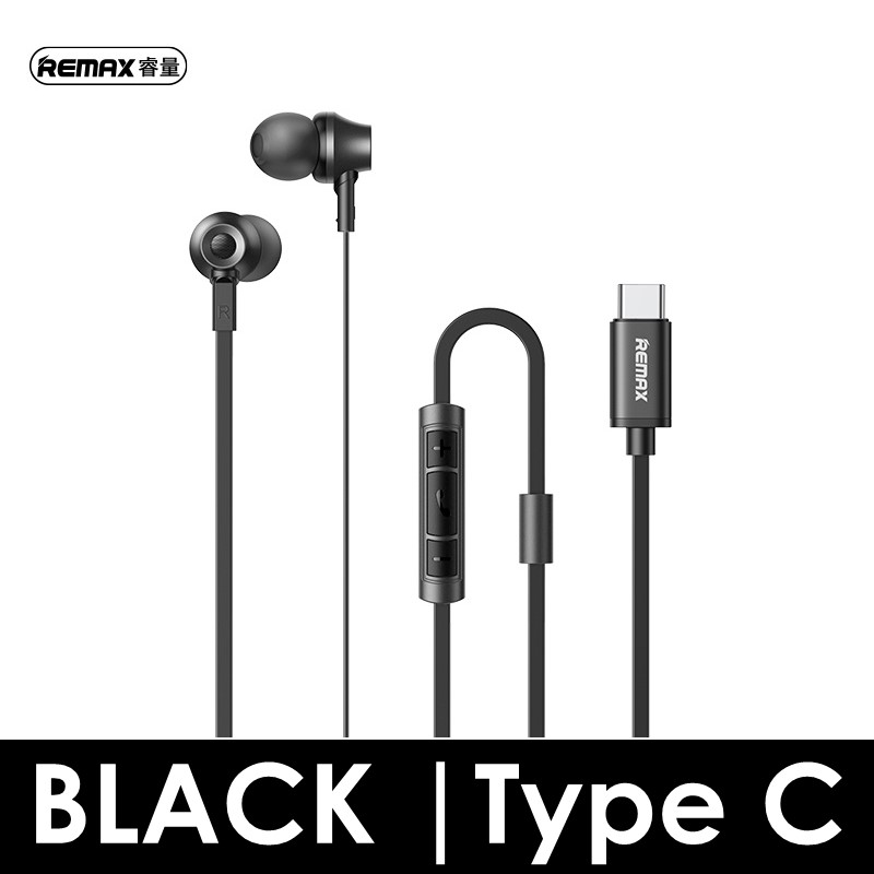 Wire Earphone - RM-610Da - REMAX - Tarnish Black