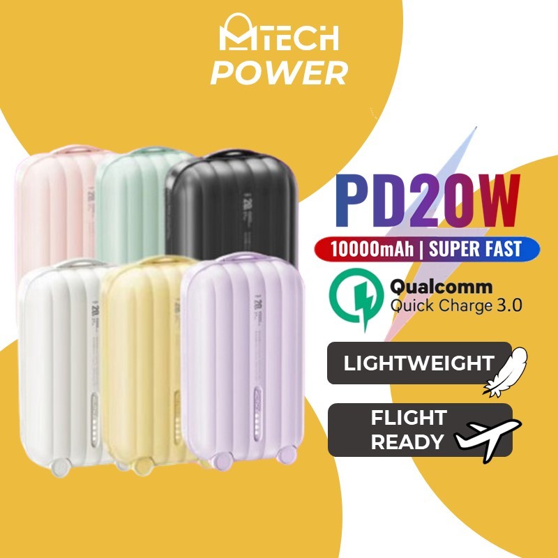 [EOL][DSC] Bagcase 20W PD+QC Fast Charging Power Bank - RPP-595 - REMAX - 10000mAh - Pink