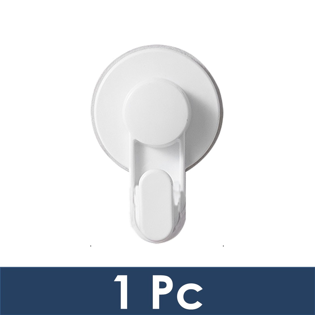 Extra Strong Suction Wall Mounted Single Hook - R5540 - Sunee - White