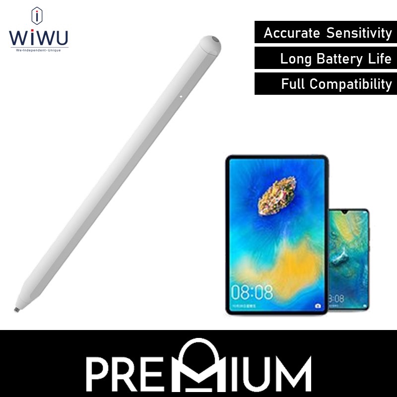 New Universal Active Stylus Pen - Pencil Max - WiWu - White