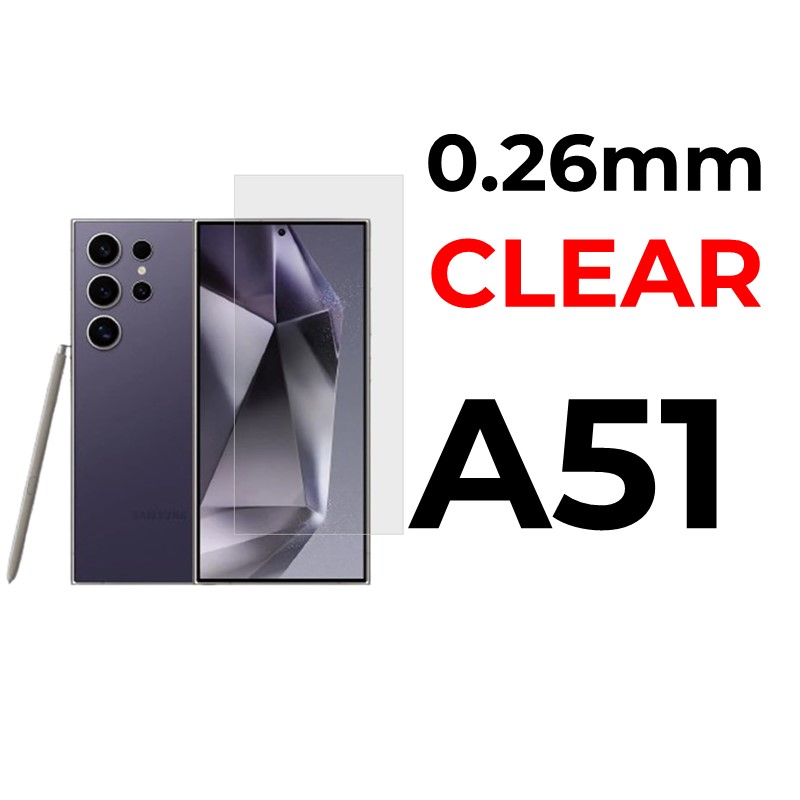 Samsung Galaxy A51 Tempered Glass  - 0.26mm - OEM - Clear - Clear