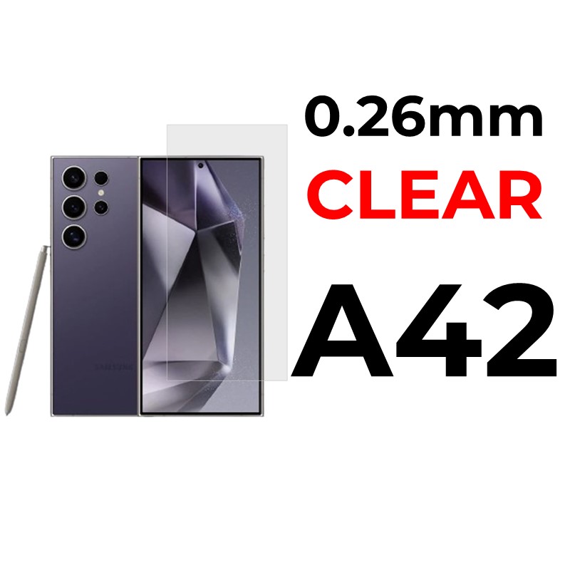 Samsung Galaxy A42 Tempered Glass  - 0.26mm - OEM - Clear - Clear