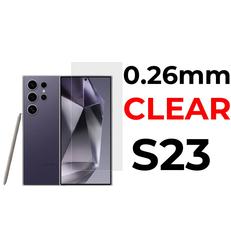 Samsung Galaxy S23 Tempered Glass - 0.26mm - OEM - Clear