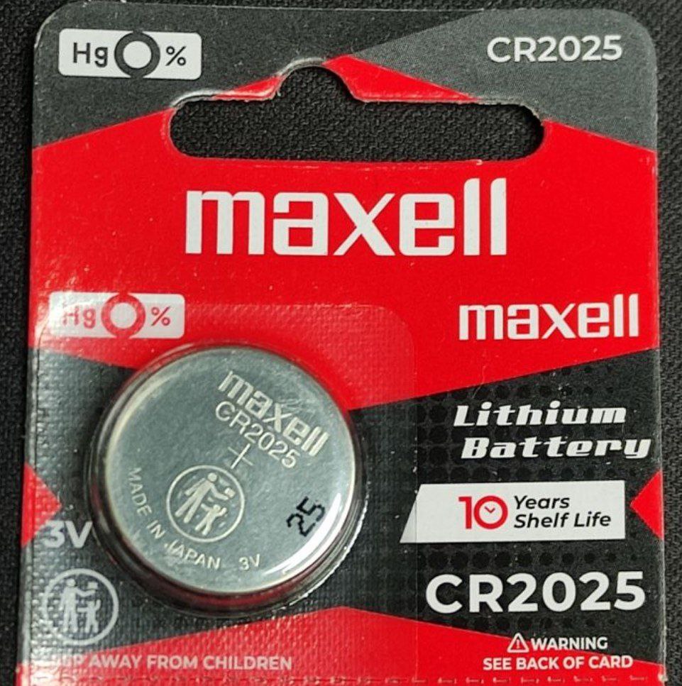 CR2025 Battery - MAXELL - Silver