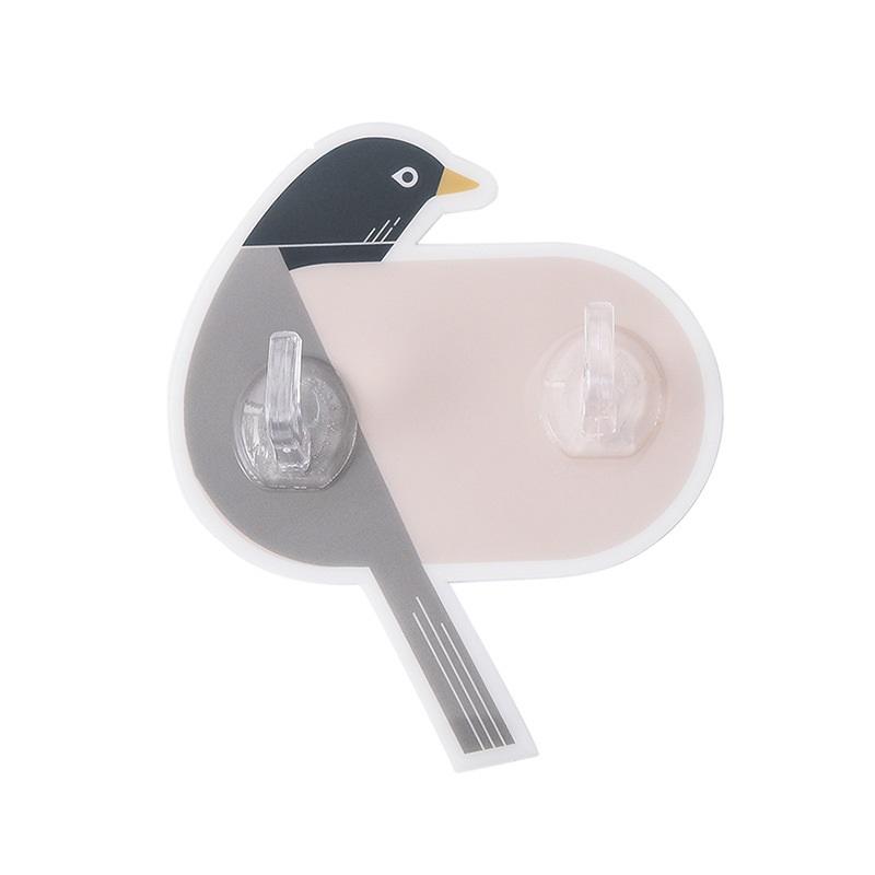 Wall Suction Hooks - Bird Design - Two Hook - OEM - Two Birds