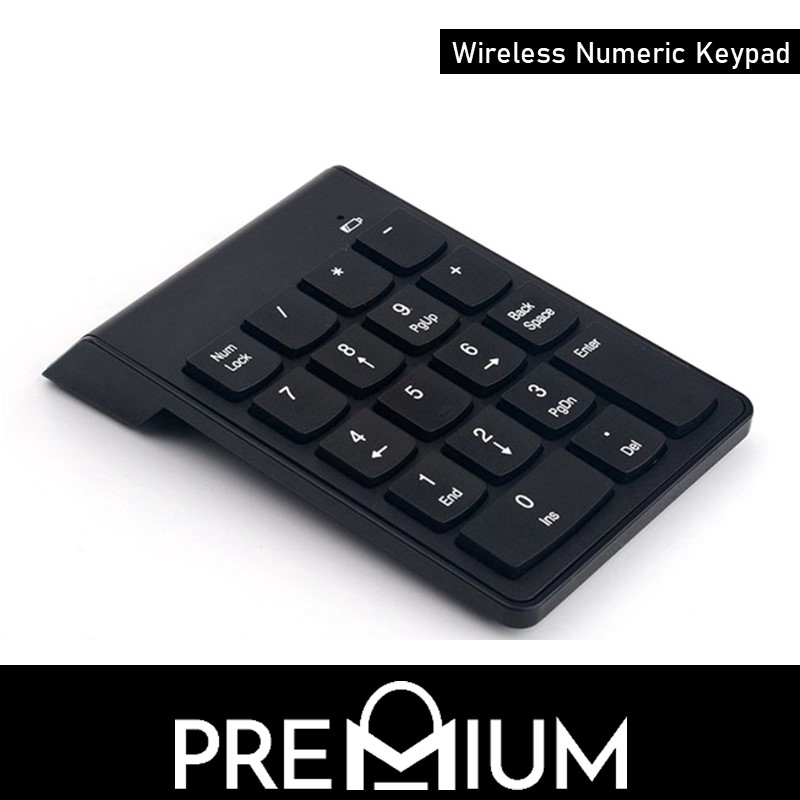 [EOL][DSC] Wireless Number Pad - K20 - OEM - Black
