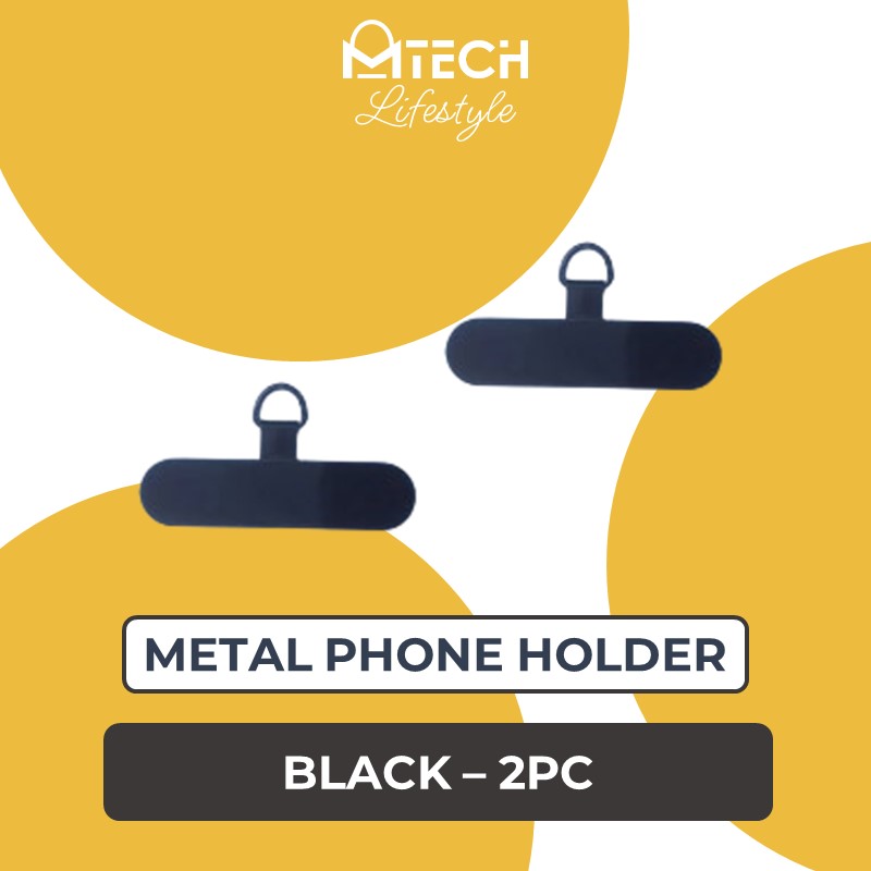 Universal Metal Strap Holder - MTech - Black