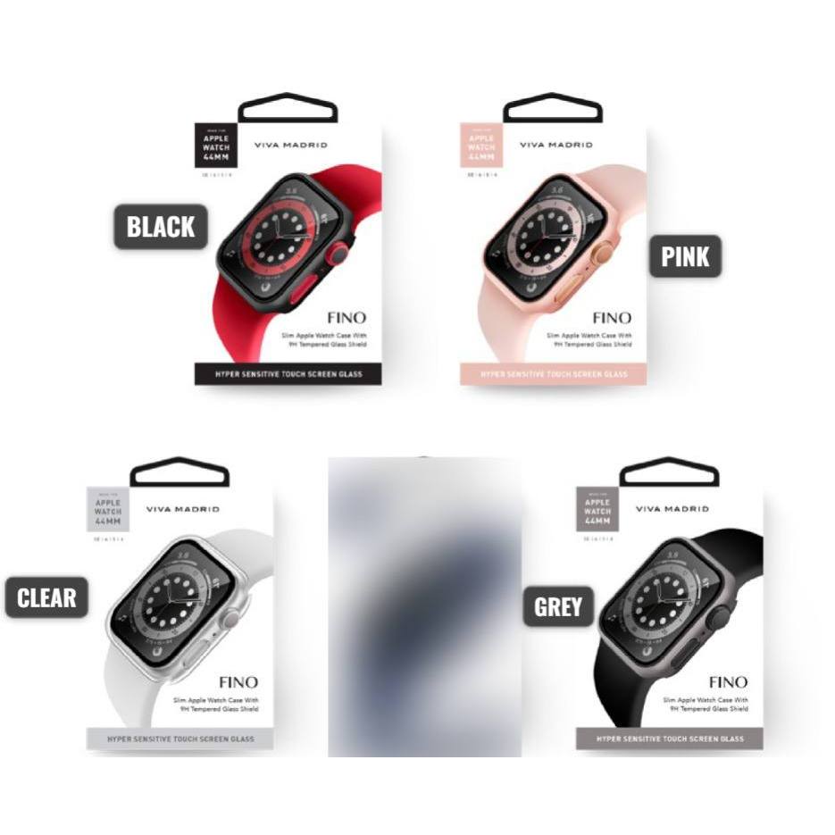 [EOL][DSC] Watch Series SE (2022) or 6 or 5 or 4 Apple Watch Cover Fino - Viva Madrid - 44mm - Grey