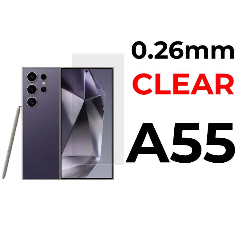Samsung Galaxy A55 Tempered Glass - 0.26mm - OEM - Clear
