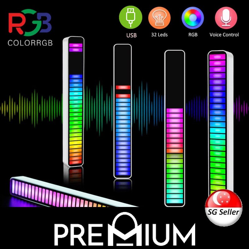 [EOL] [ DSC ] RGB Voice-activated Control Pickup Rhythm Light - OEM - NIL