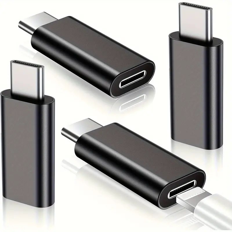 Female iOS to Type C OTG Adapter - OEM - Black