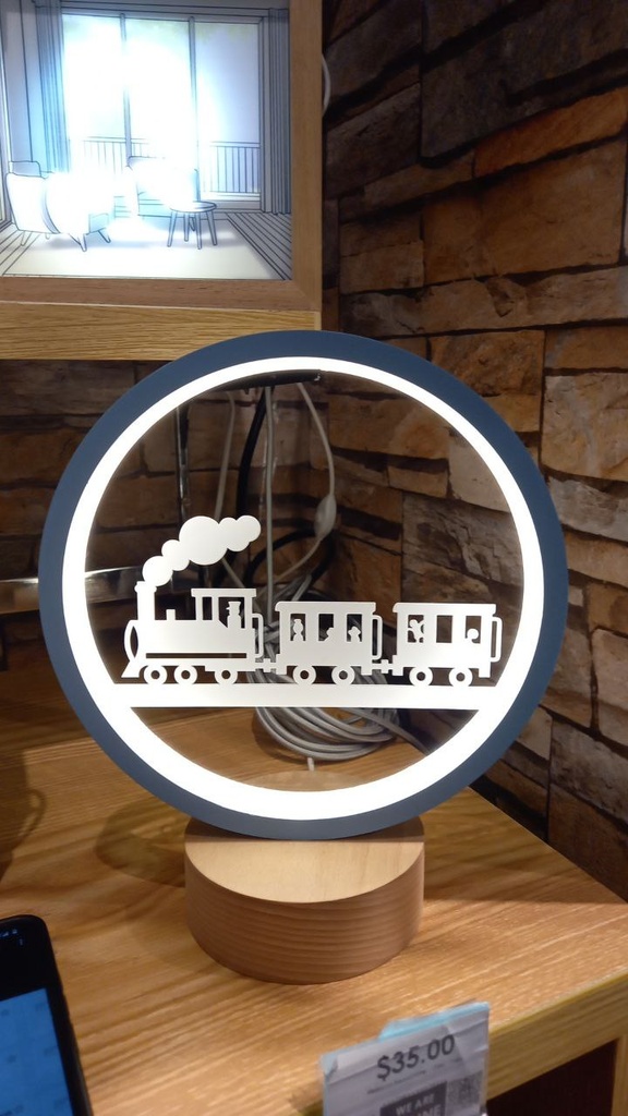 Makaron Round Lamp - OEM - Train