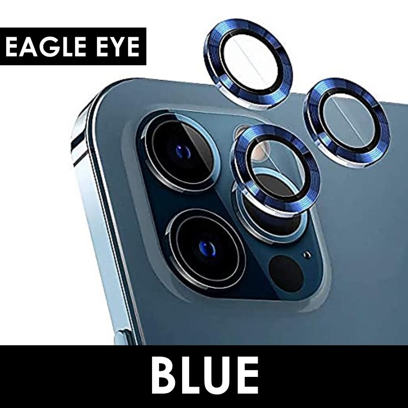 iPhone 12 Pro Max - 6.7 in Eagle Eyes Camera Lens - OEM - Blue