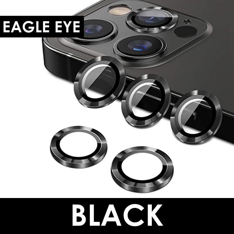 iPhone 13 - 6.1 or 13 Mini Eagle Eyes Camera Lens - OEM - Black