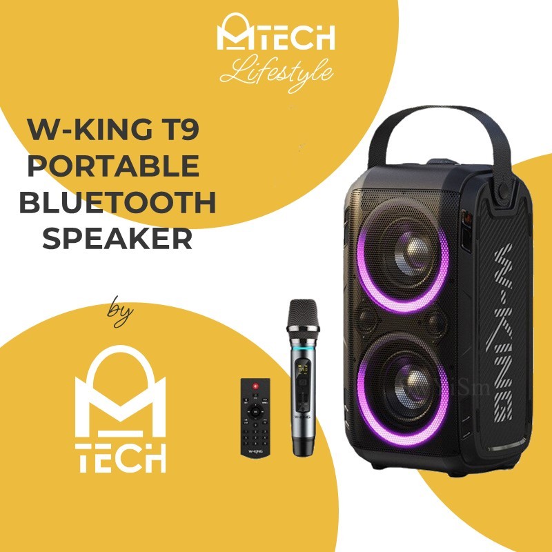 W-KING T9 Bluetooth Speaker - OEM - Black