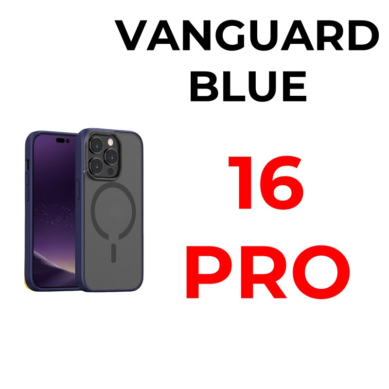 iPhone 16 Pro 6.3 in - MTech Vanguard Mag Armour Case - MTech - Blue