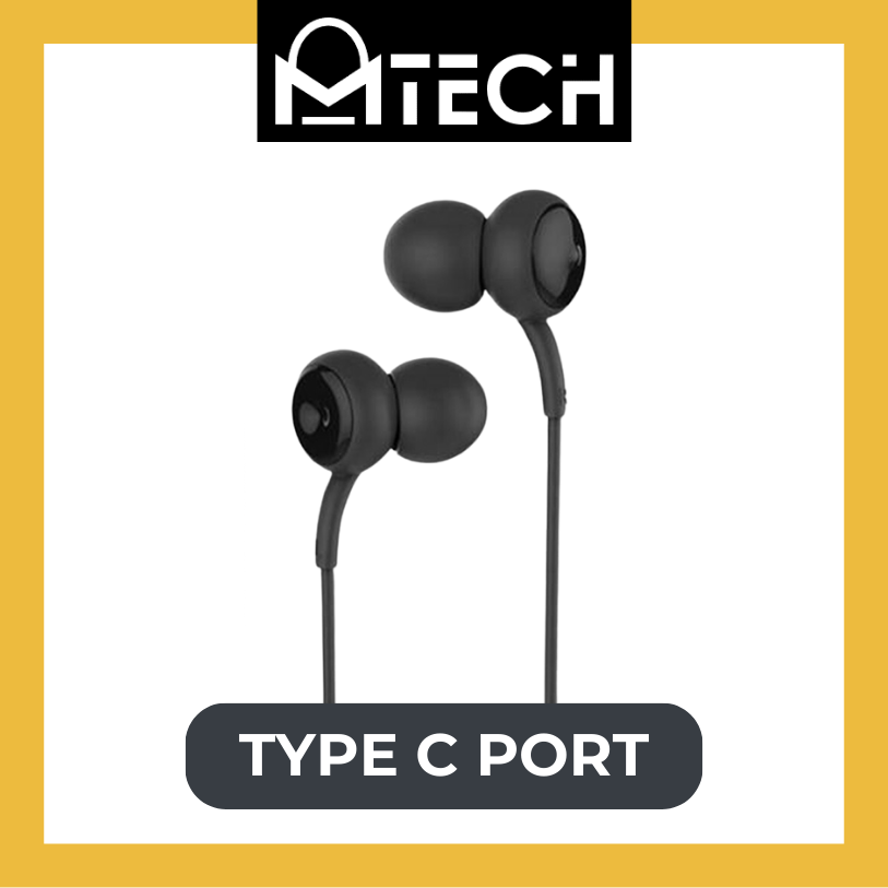 [EOL][DSC] Silky Series Type-C Wired Earphone for Music&Call - RM-510a (With Digital Interface) - REMAX - Black