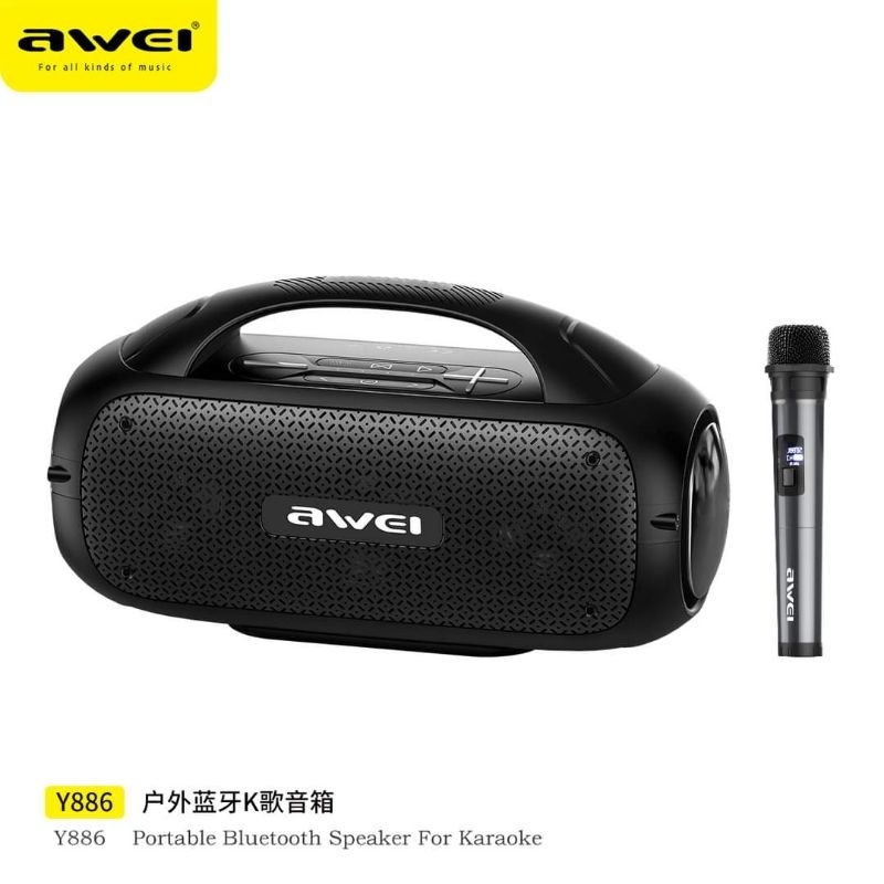 Y886 - Wireless Speaker - Awei - Black