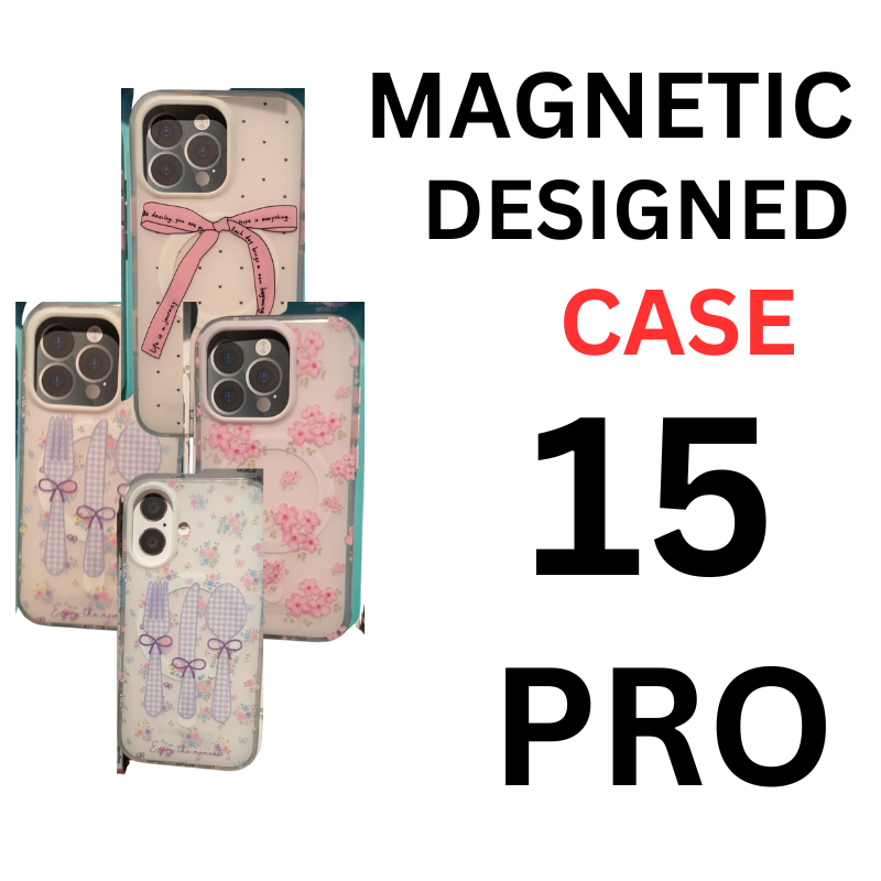 iPhone 15 Pro 6.1 in - Magnetic Designed Phone Case - MTech - Assorted