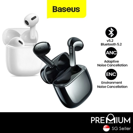 [BAS296XXXXXXXBLK] True Wireless Earphones Storm 3 - Baseus - Black