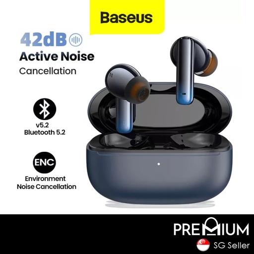 [BAS297XXXXXXXBLK] True Wireless Earphones Storm 1 - Baseus - Black