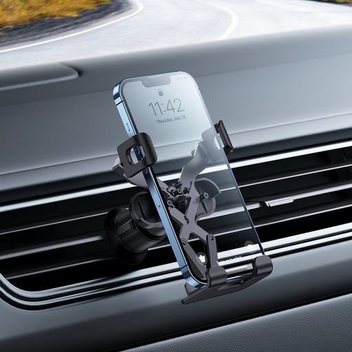 [BAS303XXXXXXXBLK] [DSC] Stable Gravitational Car Mount (Air Outlet version) - Baseus - Black