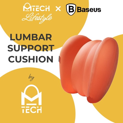 [BAS307XXXXXXXGEE] ComfortRide Series Car Lumbar Pillow - Baseus - Orange
