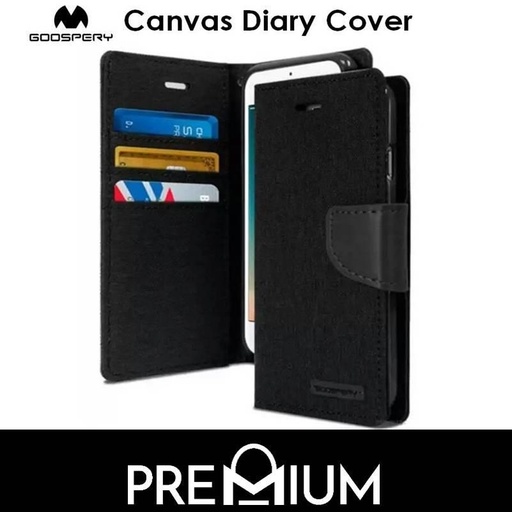 [GPY003506XXXXBLK] Samsung Galaxy Note 20 Ultra Canvas Diary - Goospery - Black
