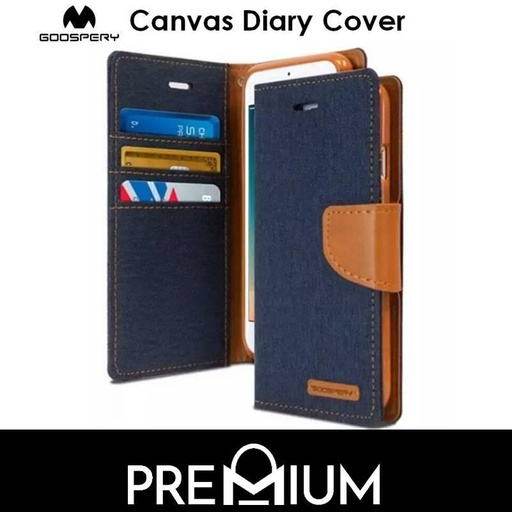 [GPY003506XXXXNAV] Samsung Galaxy Note 20 Ultra Canvas Diary - Goospery - Navy