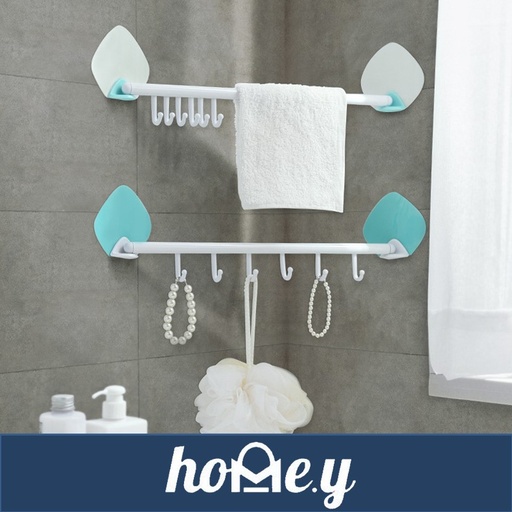 [HED014XXXXXXXWHT] [EOL][DSC] Wall Mounted Row of Hooks - HDC2026 - HEDO - White