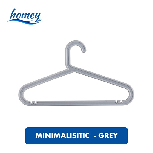 [HED026XXXXXXXGRY] Hanger - Scandinavian Minimalistic - HDC1023 - HEDO - Grey