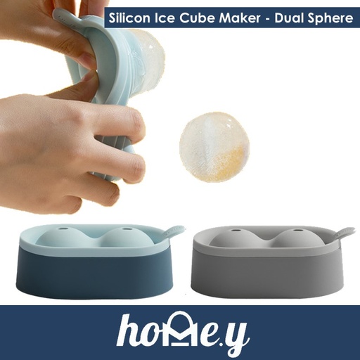 [HED046XXXXXXXGRY] [DSC] Ice Cube Maker - Dual Sphere Series - LSJI03 - HEDO - Grey