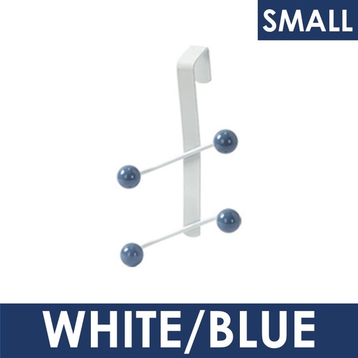 [HED080XXXB01WHBL] Door-Hanging Hooks - LSSN33 - HEDO - Small - White or Blue