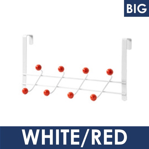 [HED080XXXB02WHRD] Door-Hanging Hooks - LSSN33 - HEDO - Large - White or Red