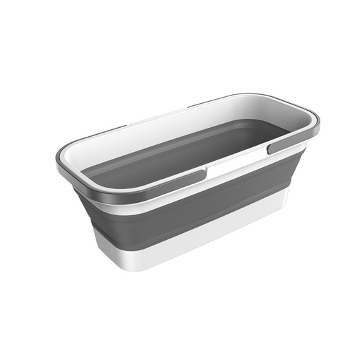 [HMY009XXXE32WHGR] [EOL][DSC] Collapsible Bucket with Handle - Homey - 18L - White or Grey