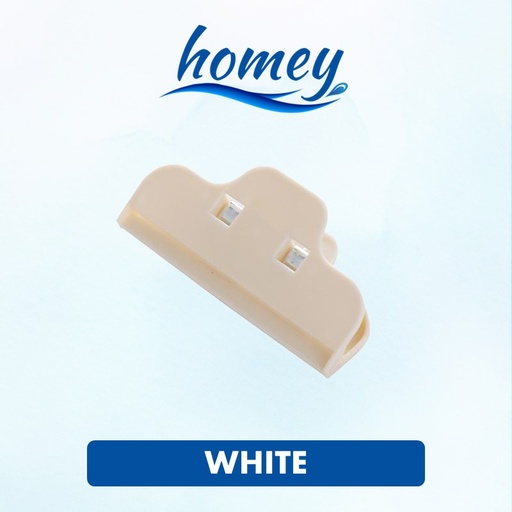 [HMY050XXXXXXXWHT] Food Clamping Clip - Homey - White