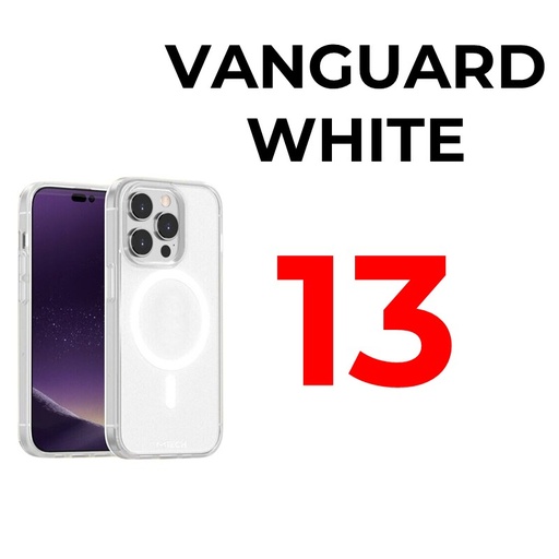 [MTC012548XXXXWHT] iPhone 13 - 6.1" MTech Vanguard Mag Armour Case - MTech - White