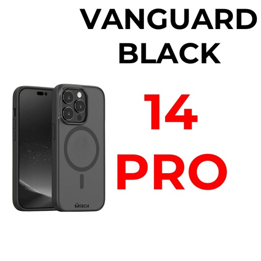 [MTC012606XXXXBLK] iPhone 14 Pro 6.1 in MTech Vanguard Mag Armour Case - MTech - Black