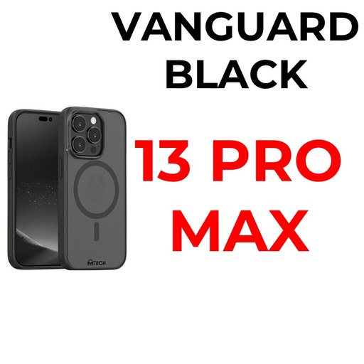 [MTC012651XXXXBLK] iPhone 13 Pro Max 6.7 in Mtech Vanguard Mag Armour Case - OEM - Black