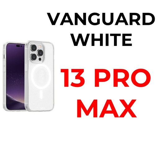 [MTC012651XXXXWHT] [EOL][DSC] iPhone 13 Pro Max 6.7 in Mtech Vanguard Mag Armour Case - OEM - White