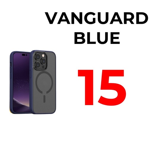 [MTC012663XXXXBLU] iPhone 15 6.1 in MTech Vanguard Mag Armour Case - MTech - Blue