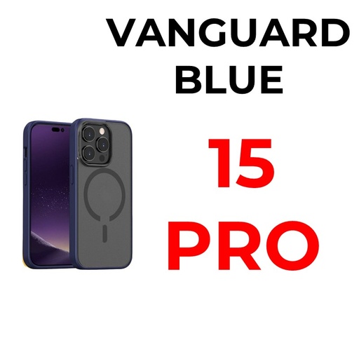 [MTC012664XXXXBLU] iPhone 15 Pro 6.1 in MTech Vanguard Mag Armour Case - MTech - Blue