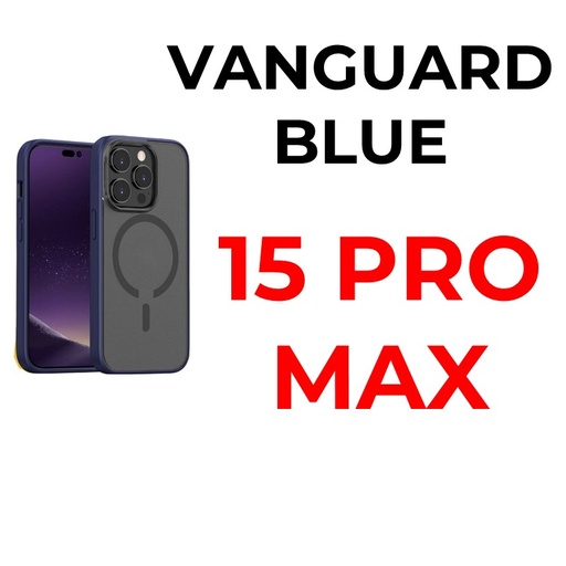 [MTC012665XXXXBLU] iPhone 15 Pro Max 6.7 in MTech Vanguard Mag Armour Case - MTech - Blue